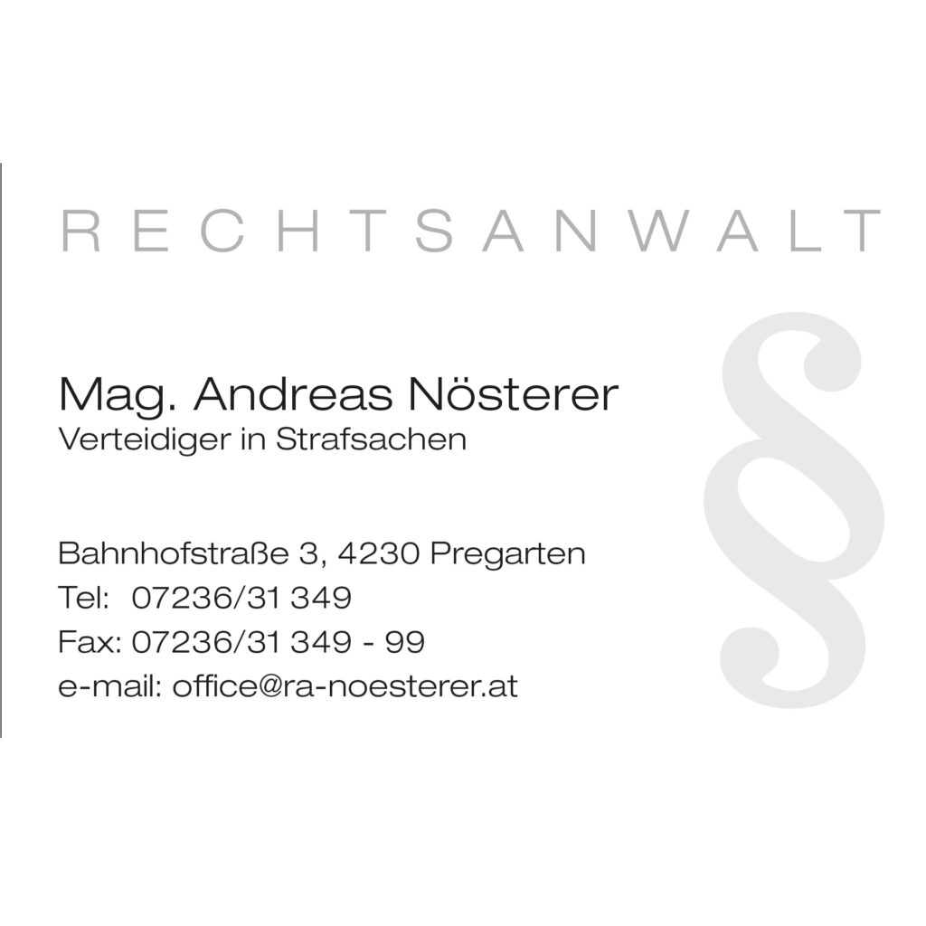 Logo Rechtsanwalt Nösterer